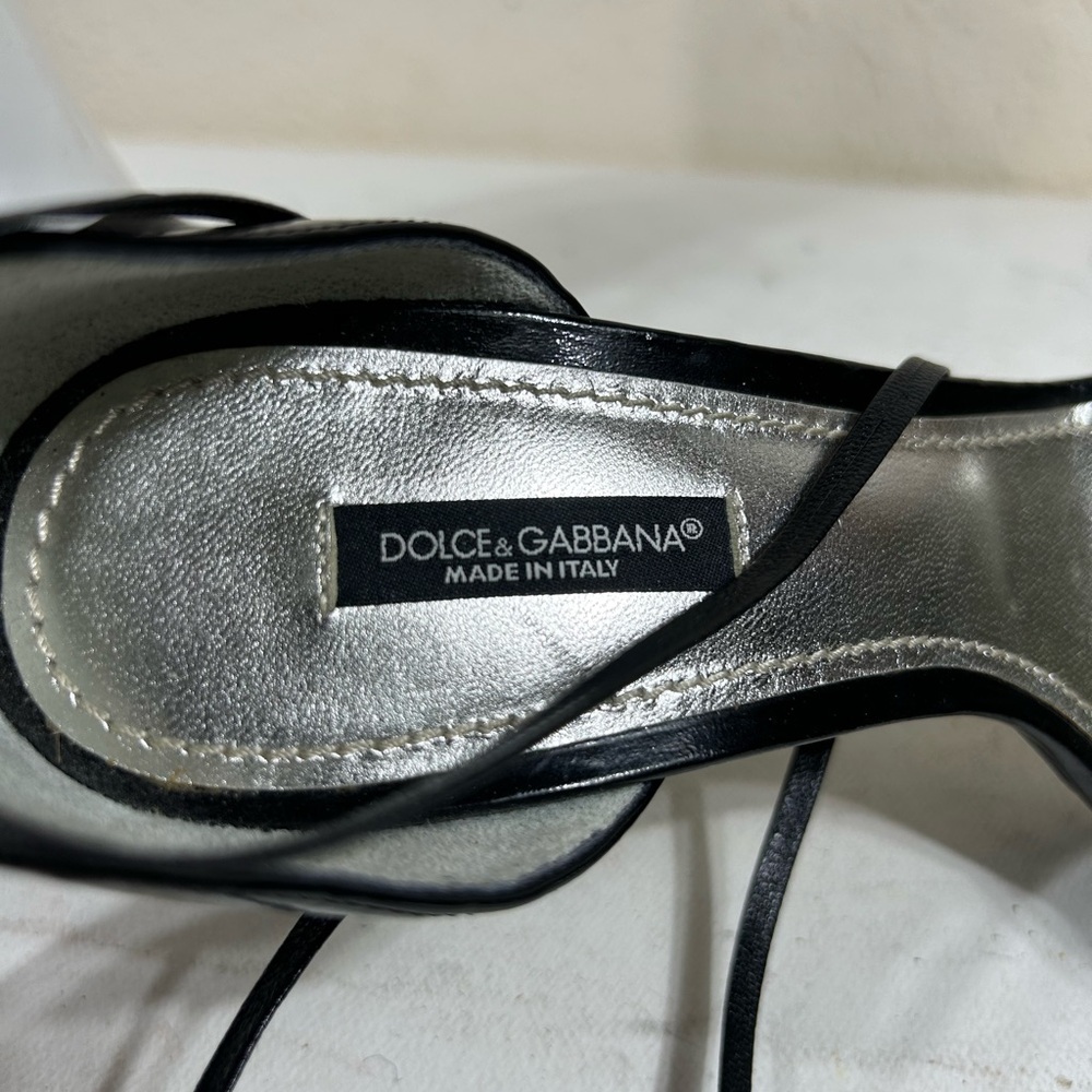 DOLCE & GABBANA Y2K ankle wrap heels - Picture 5 of 6
